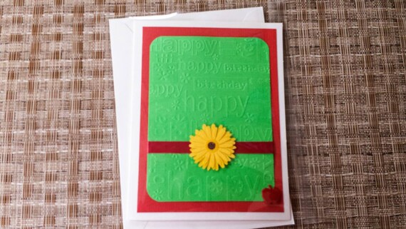 Apple Birthday Card Apple Birthday Greeting Card Blank Card