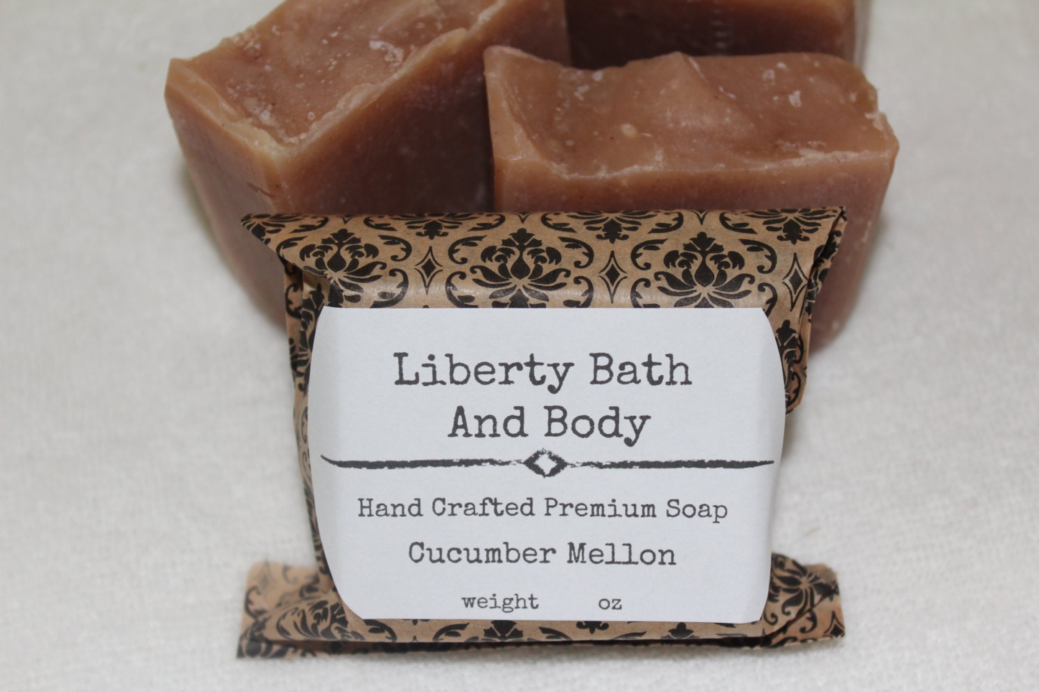 Cucumber Melon Soap Large Bar Soap Handmade Soap All