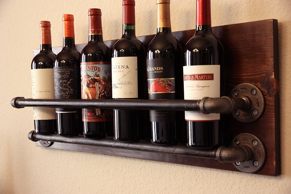 Wine Rack Wine Bottle Holder Industrial Wine Rack