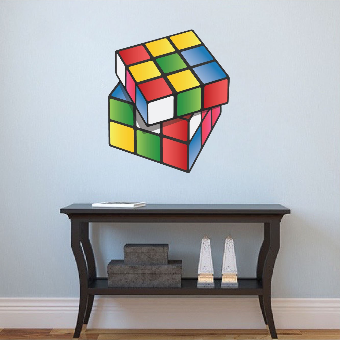 Rubiks Cube Kids Wall Decals Rubiks Cube Wall Art by PrimeDecal