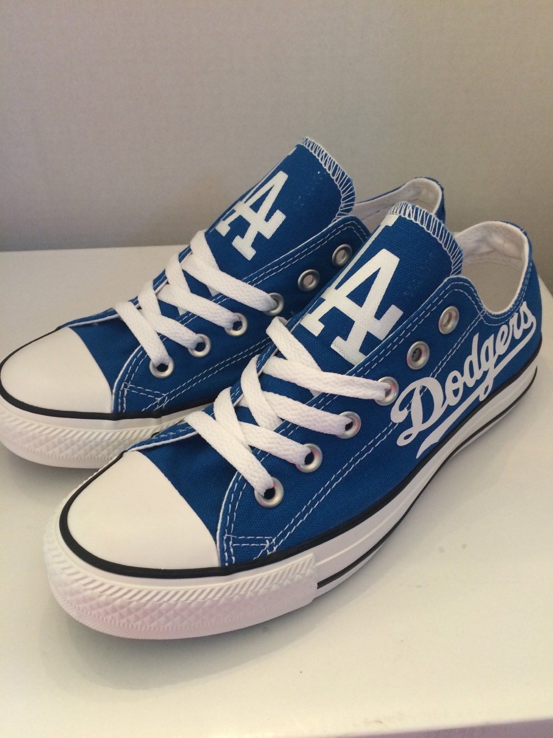 Dodger's Converse chucks taylors unisex shoes by sportzshoeking