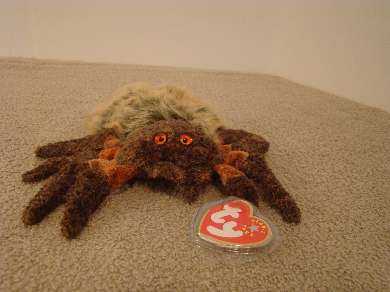 Ty Beanie Baby HAIRY the Tarantula Spider RETIRED