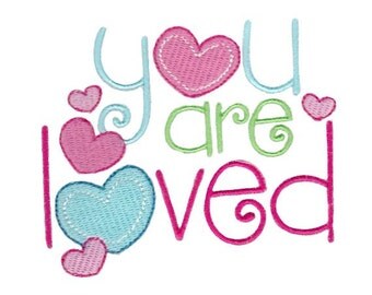 Baby Girl Sentiments Too Design 12 Filled Stitch Machine Embroidery Design 4x4 5x7