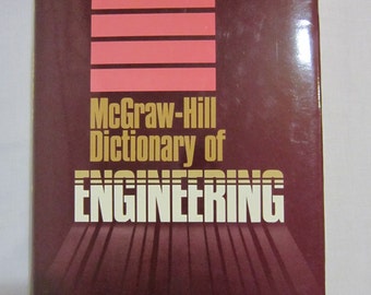 McGraw-Hill Dictionary of Engineering by Sybil P. Parker 1984 - Civil Engineering Dictionary, Mechanical Engineering Dictionary