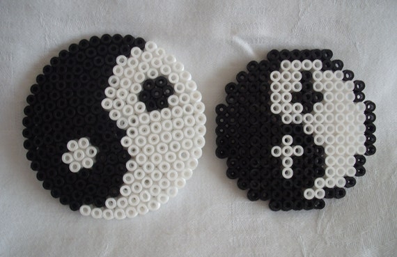 yin hama yang bead Yin Design.Perler Ying Hama Fusebead Bead Yang Magnetic Yan