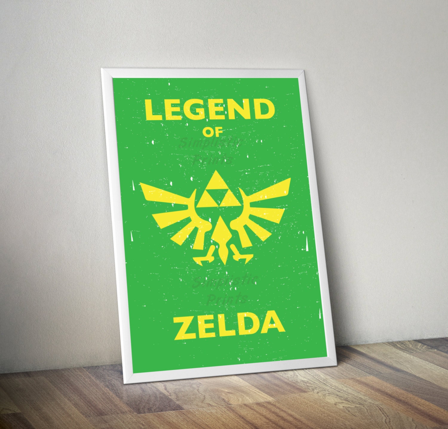 Legend of Zelda minimalist retro poster vintage poster