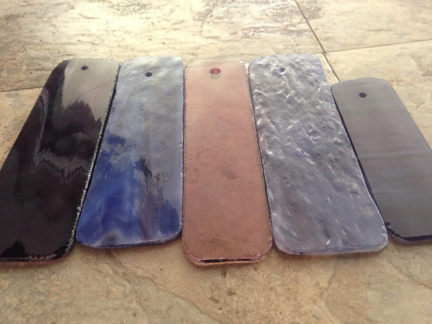 Purple Haze Stained Glass Chimes Pieces Pre Drilled 12 00