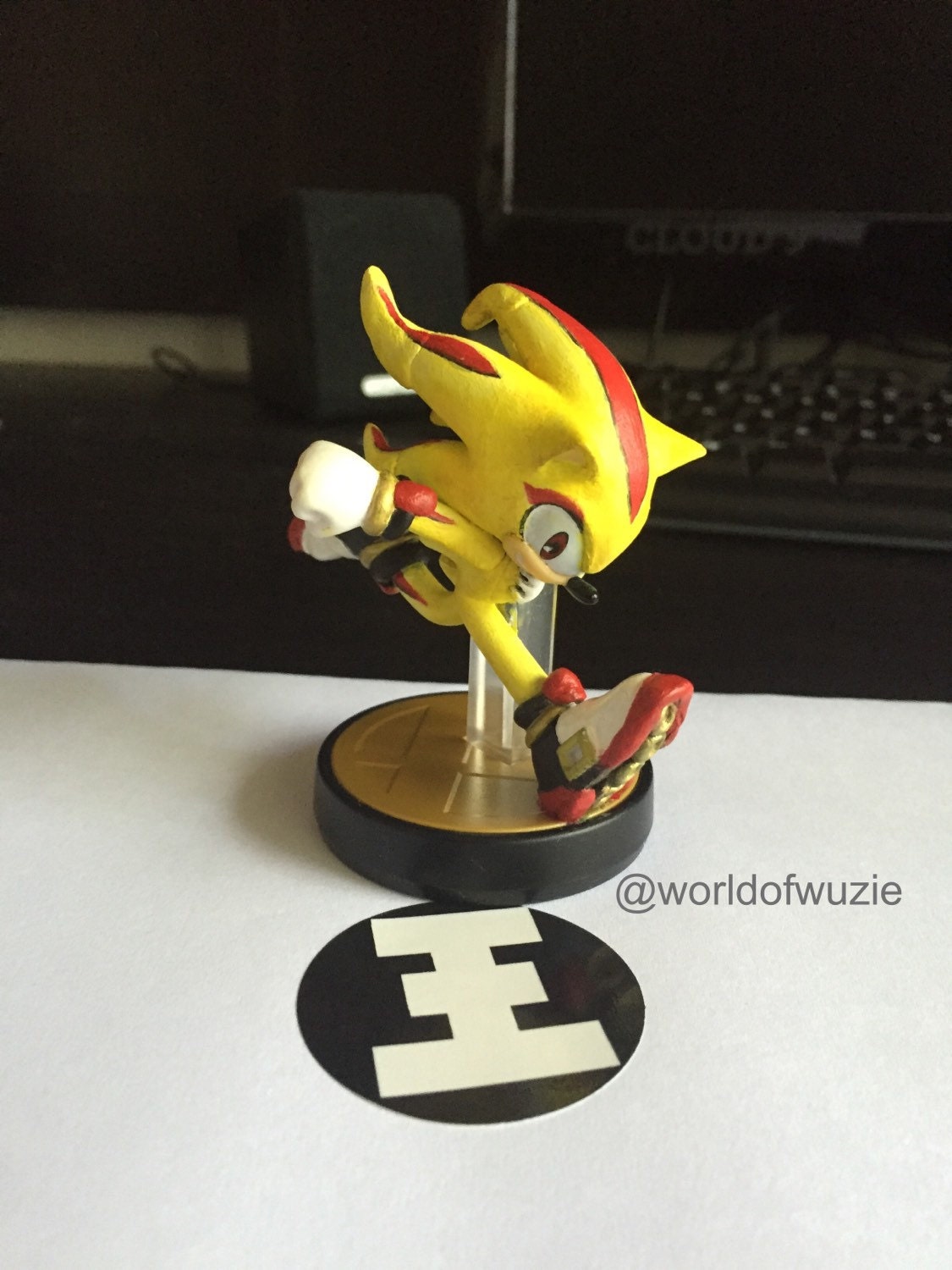 Super Shadow The Hedgehog Amiibo By Wuzie On Etsy