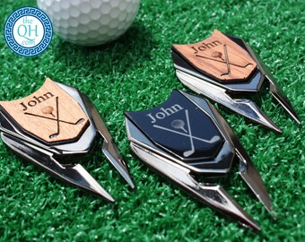 Personalized Golf Ball Marker and Divot Repair Tool Groom Groomsman Guy valentines day Best Man Groomsmen Boyfriend Son Boss Day Gift