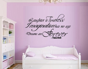 Laughter is Timeless #2 ~ Tinkerbell,Wall Decal
