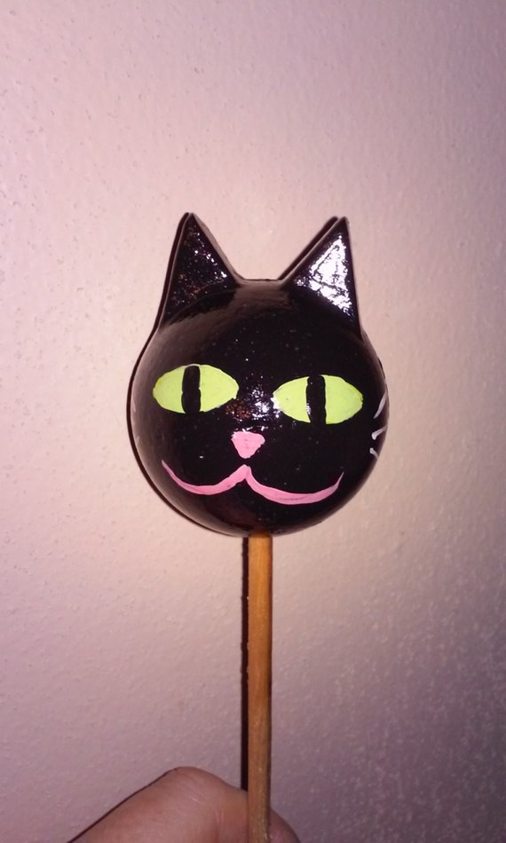 CAT Antenna Ball Topper Waterproof handpainted by UglySheDoLL