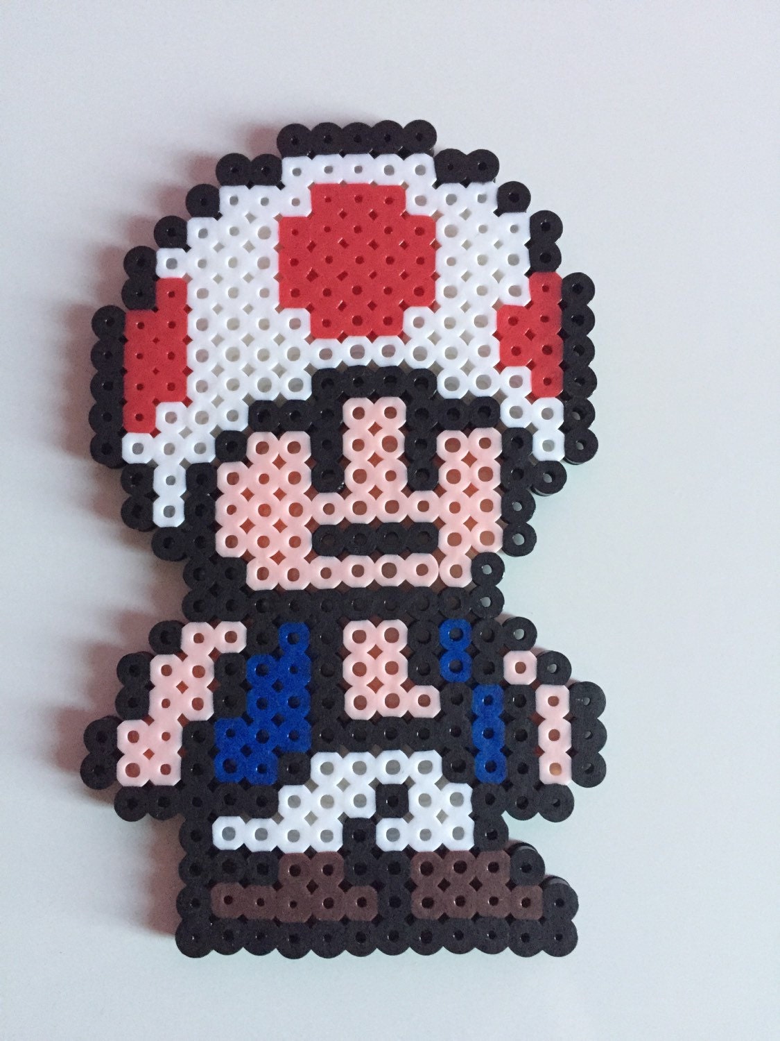 Super Mario Bros Toad Perler Bead