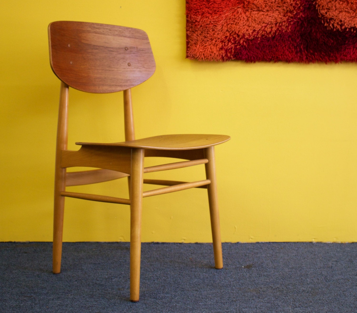 Vintage MidCentury Teak Chair Haute Juice