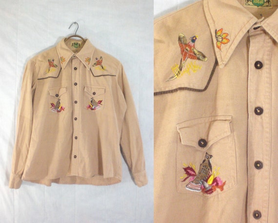 embroidered hunting shirts