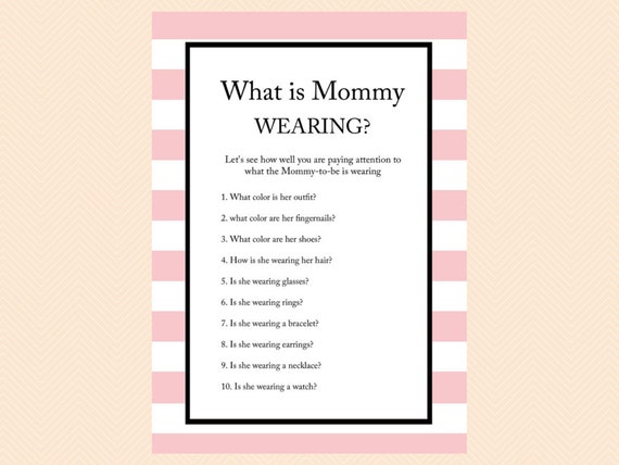 305 New baby shower game daddy knows best 530 Game Printable Baby Shower Games, Download Games, Modern, Unique Baby   