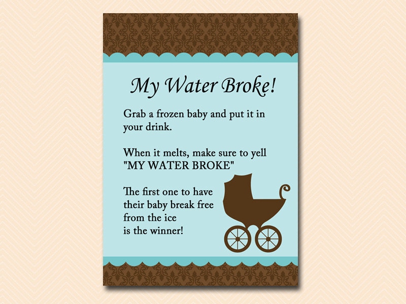 My water broke frozen baby game ice cube baby game Baby