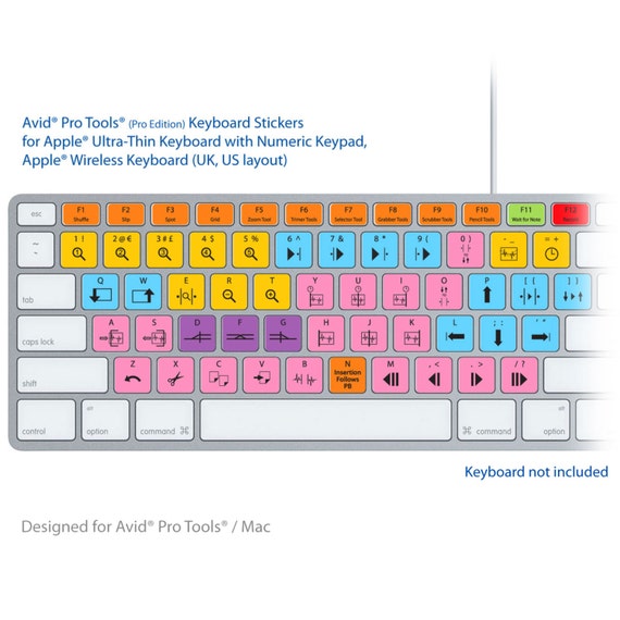 pro tools shortcuts apple keyboard