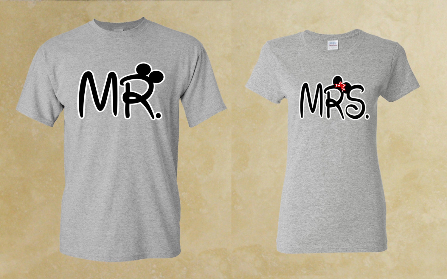 MR and MRS Couple T Shirts Mr and Mrs Shirt. by forevercustomtees