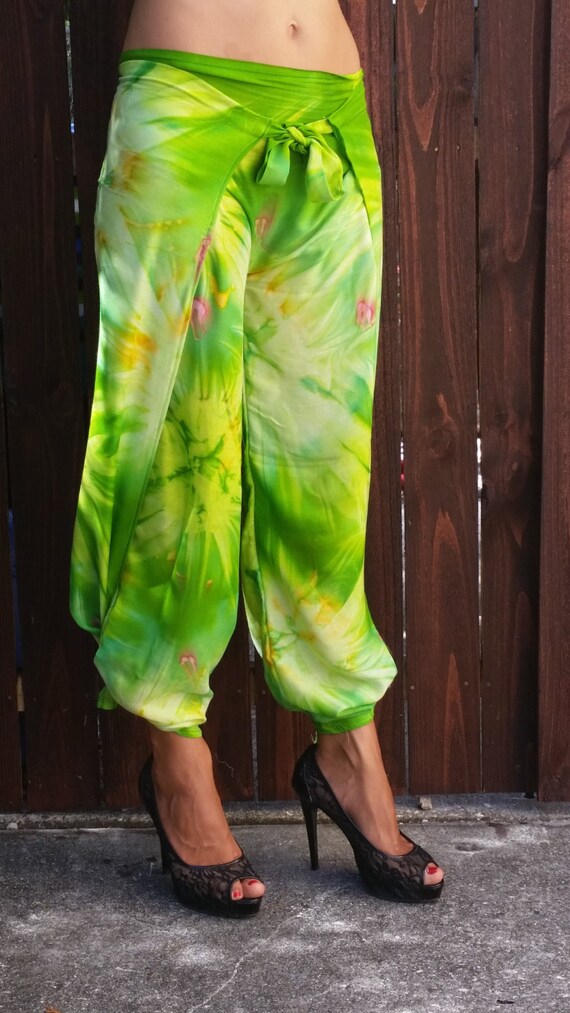 light green palazzo pants