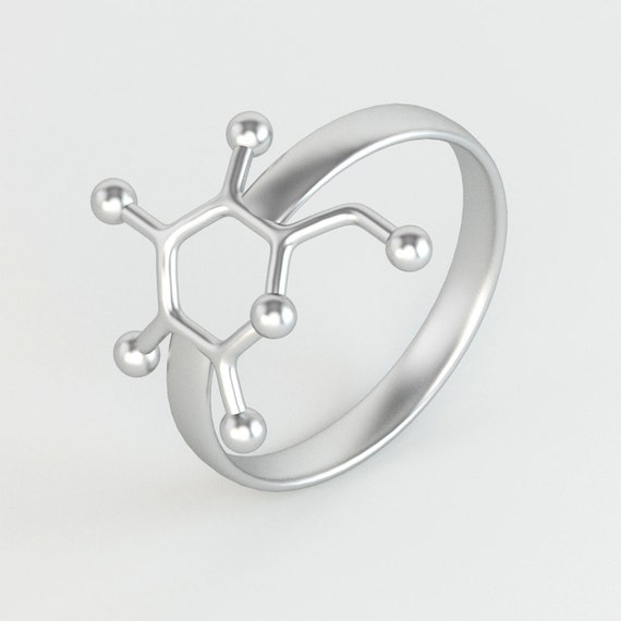 Glucose Sugar Molecule Ring Chemistry by disruptivejewelry