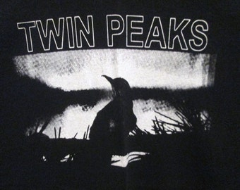 Twin Peaks Black T-Shirt ~~FREE SHIPPING~~David Lynch Angelo Badalamenti Blue Velvet