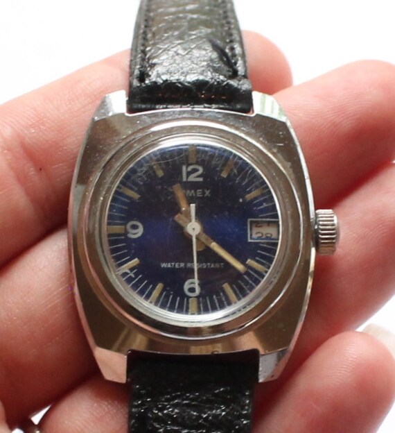 Vintage Timex Hand Manual Winding Wrist Watch with by paststore