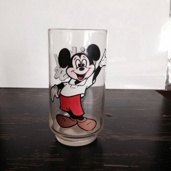 mickey mouse drinking glasses
