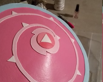 Rose Quartz Shield Template and Instruction Sheet Combo