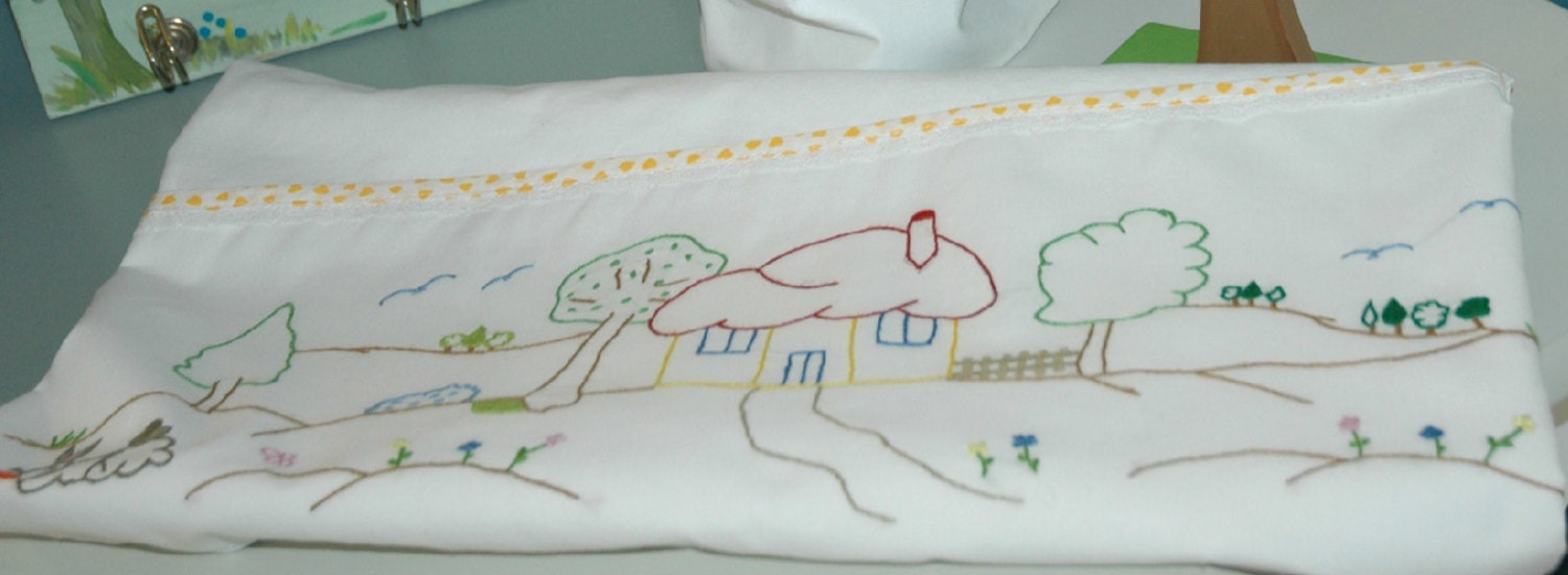 Christmas gift Hand embroidered Baby bedding Newborn gift
