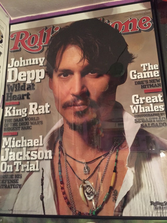 Poster Johnny Depp Rolling Stone Cover / Johnny by MeggsWhatevs