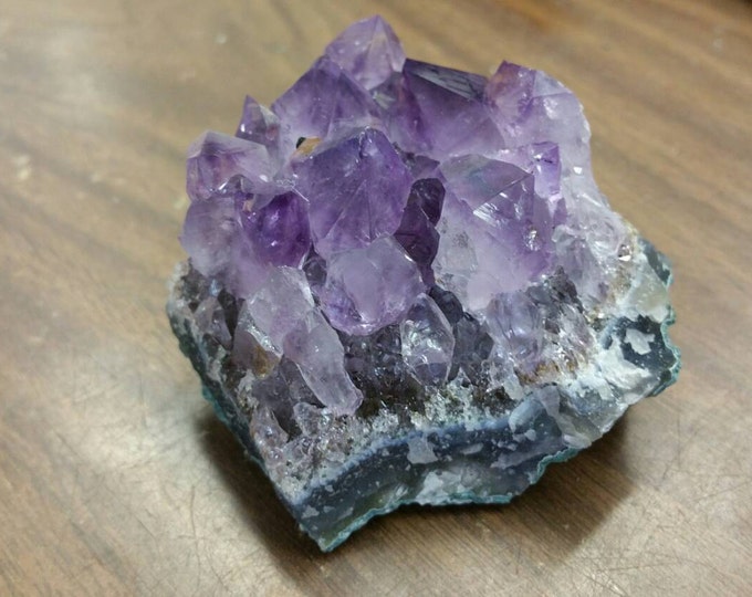 Amethyst Cluster- Natural Cluster of Amethyst From Brazil- Healing Crystals \ Reiki \ Healing Stone \ Healing Stones \ Chakra \ Chakras