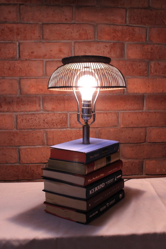 Stacked Book Lamp