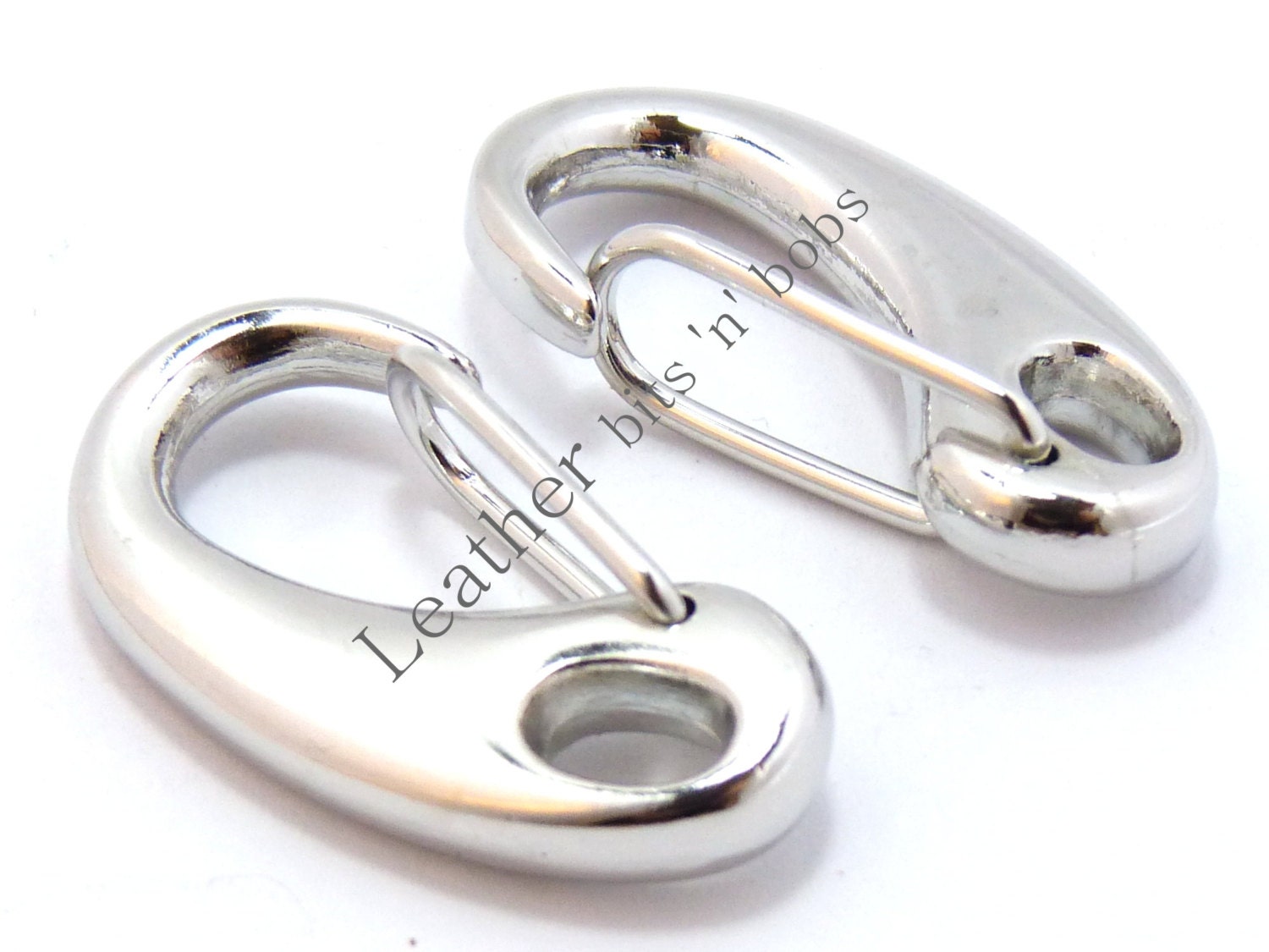 32mm Metal Snap Clasps Leather Craft Key Clasp by LeatherbitsNbobs