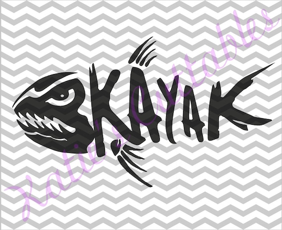Download Kayak Fishing Svg - Layered SVG Cut File