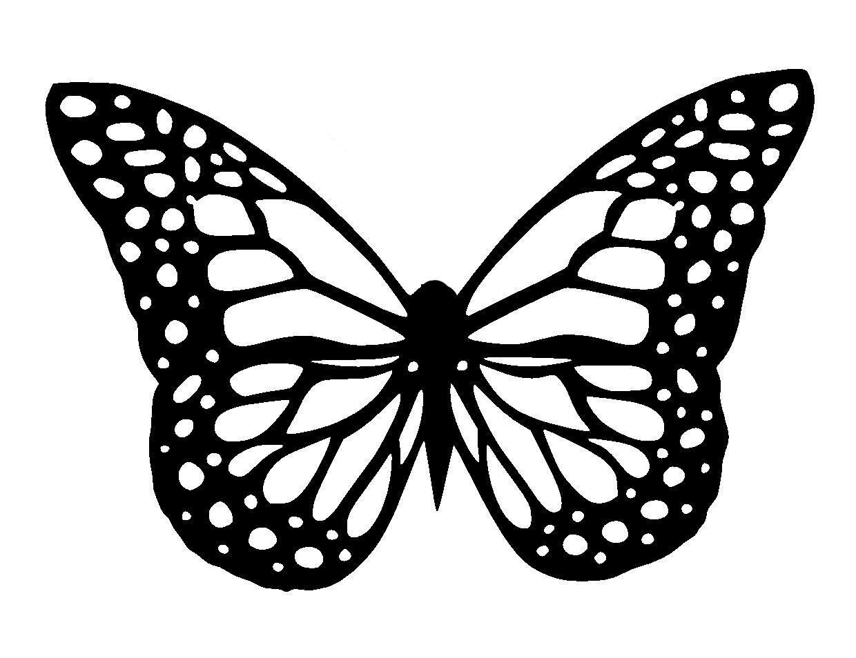 5883 butterfly stencil and template design 1 a5