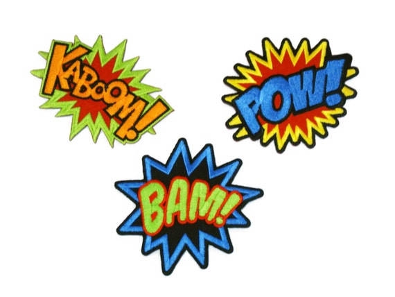 Kaboom / Bam / Pow DC MARVEL Comic Super Hero Sound Fx