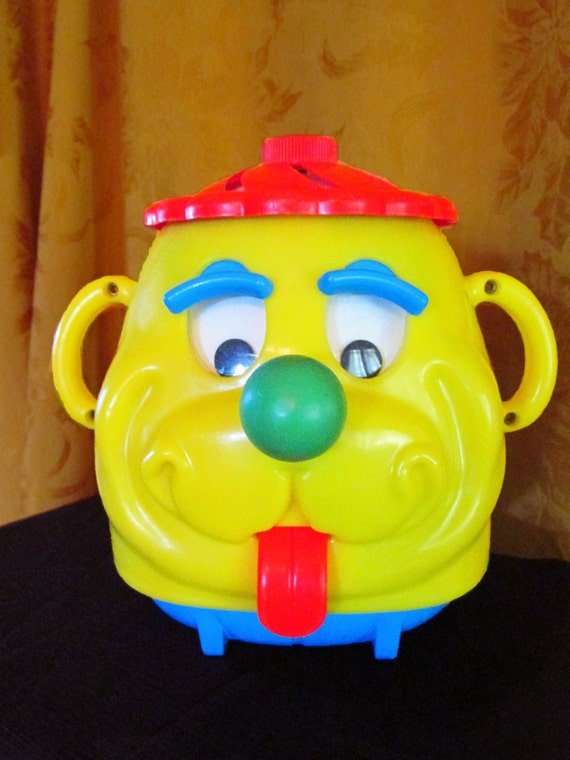 Vintage 1975 Gabriel Industries Busy Face Clown Baby Toy