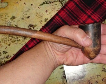 Sir William W. 18 inch Long Wizard Pipe with cloth pouch