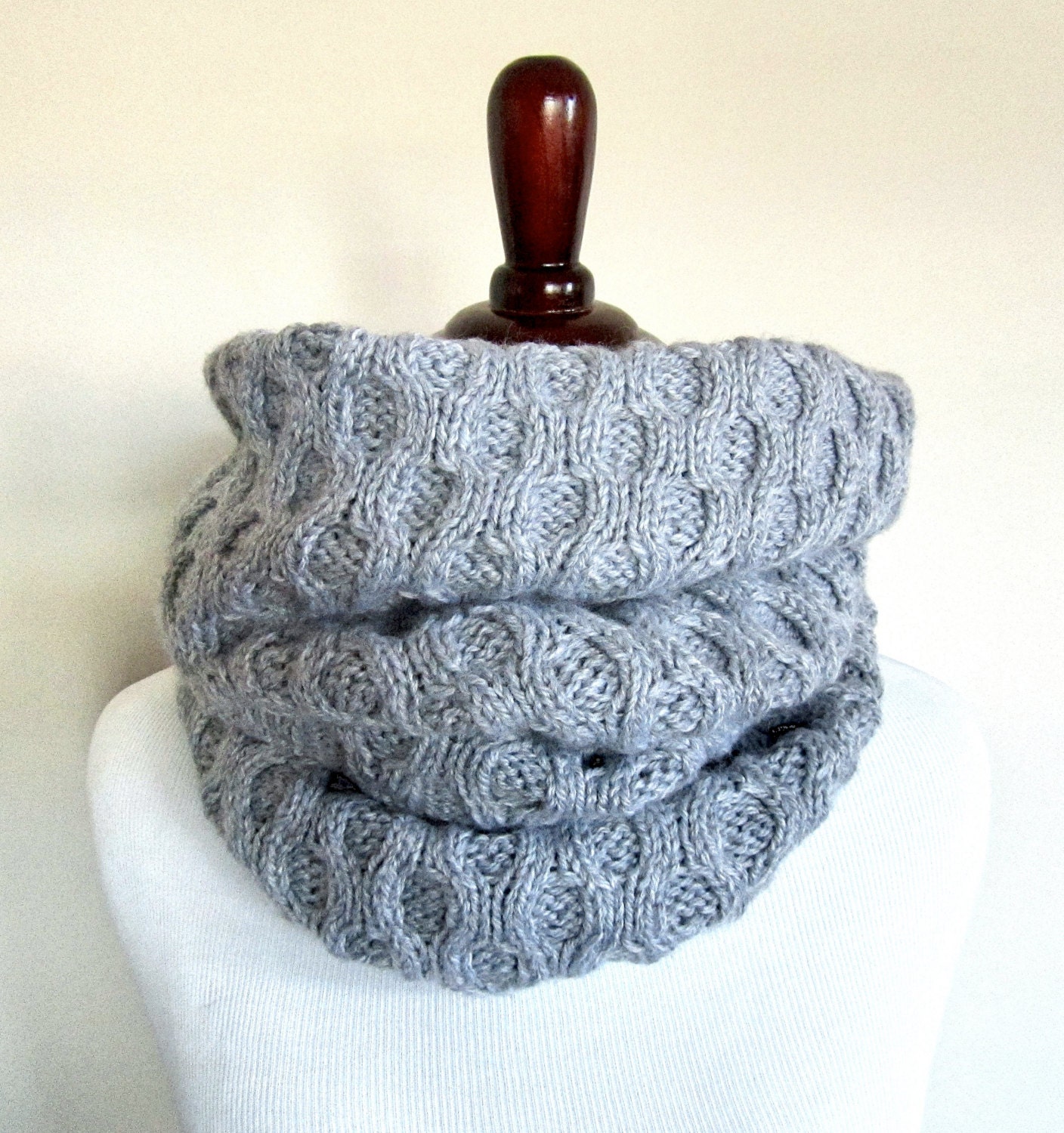 Infinity Scarf Knitting Pattern PDF
