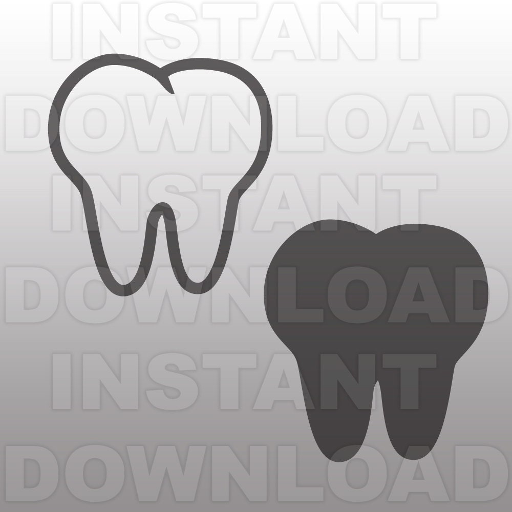 Download First Tooth SVG File Cutting Template-Vector Clip Art for