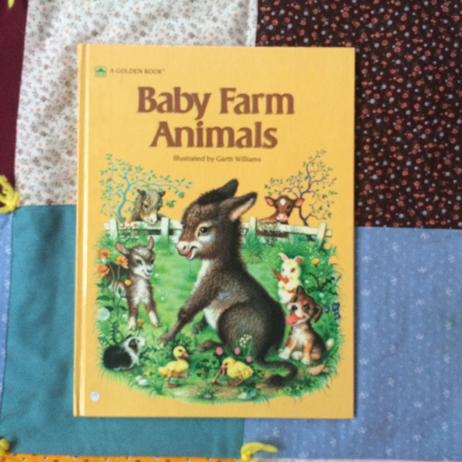 Baby Farm Animals Book by lishyloo on Etsy