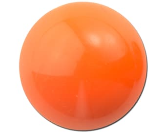 Vintage Orange Acrylic Cabochons 24mm (4) cab835G