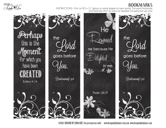 bookmarks printable christian scripture 7 bookmarks