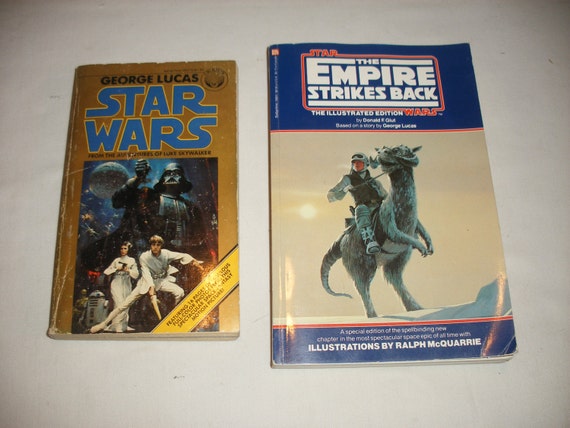 Vintage Star Wars paperback Books Star Wars 1977 and by jewelcard