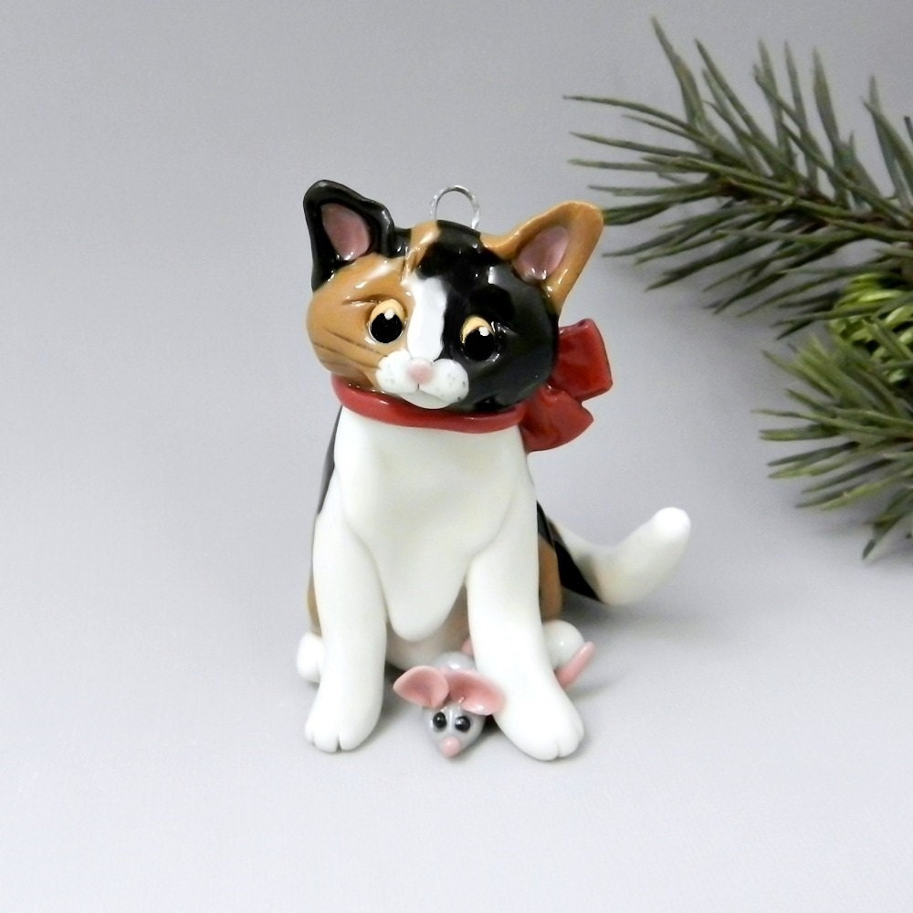 calico cat figurines