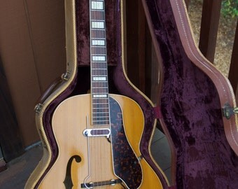 1953 Gretsch Syncromatic Guitar DeArmond Rhythm Chief Pickup Original Gretsch Tweed Case