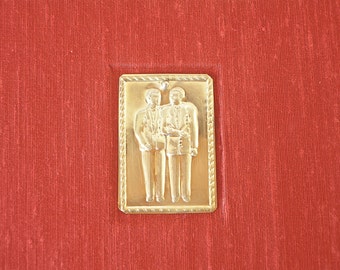 Lined guest book Men's wedding milagro guest book terra cotta -8x9in 20x23cm - Ready to ship