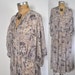 Vintage Nicole Miller Dress / 70s sheer boho chic / S-L
