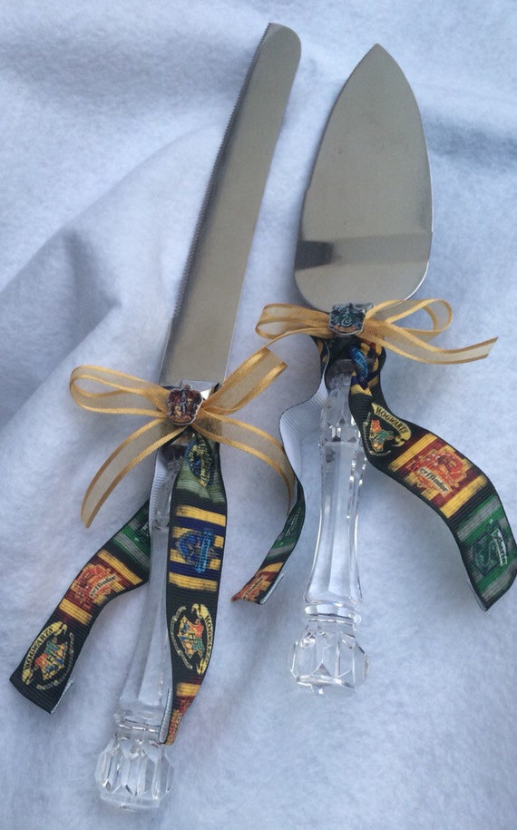 Harry Potter Hogwarts Gryffindor Slytherin Wedding Cake Knife