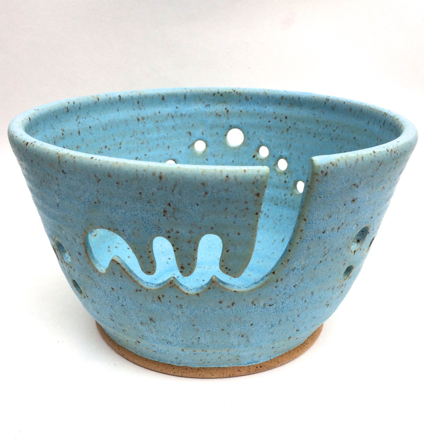 XXL Extra Extra Large Ceramic Yarn Bowl Knitting Bowl in a